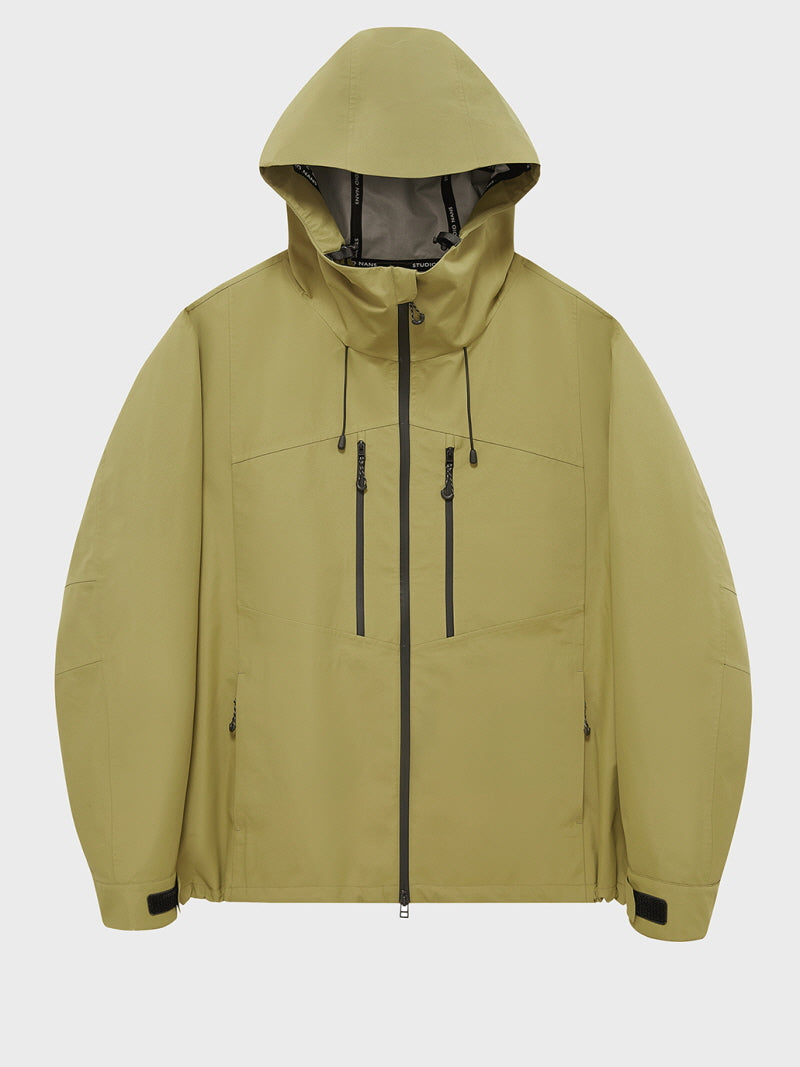 Hard Shell Waterproof Hooded Jacket