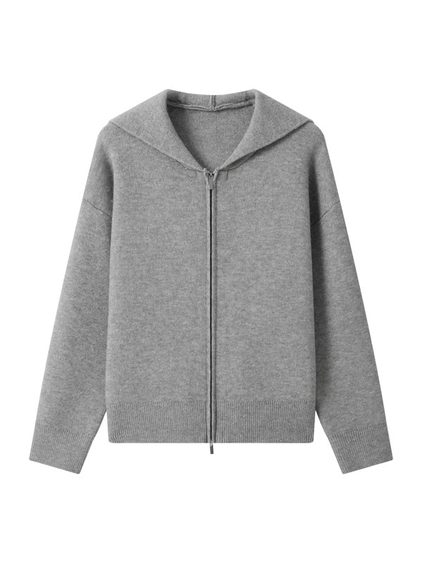 Vintage Glitter Knit Hoodie