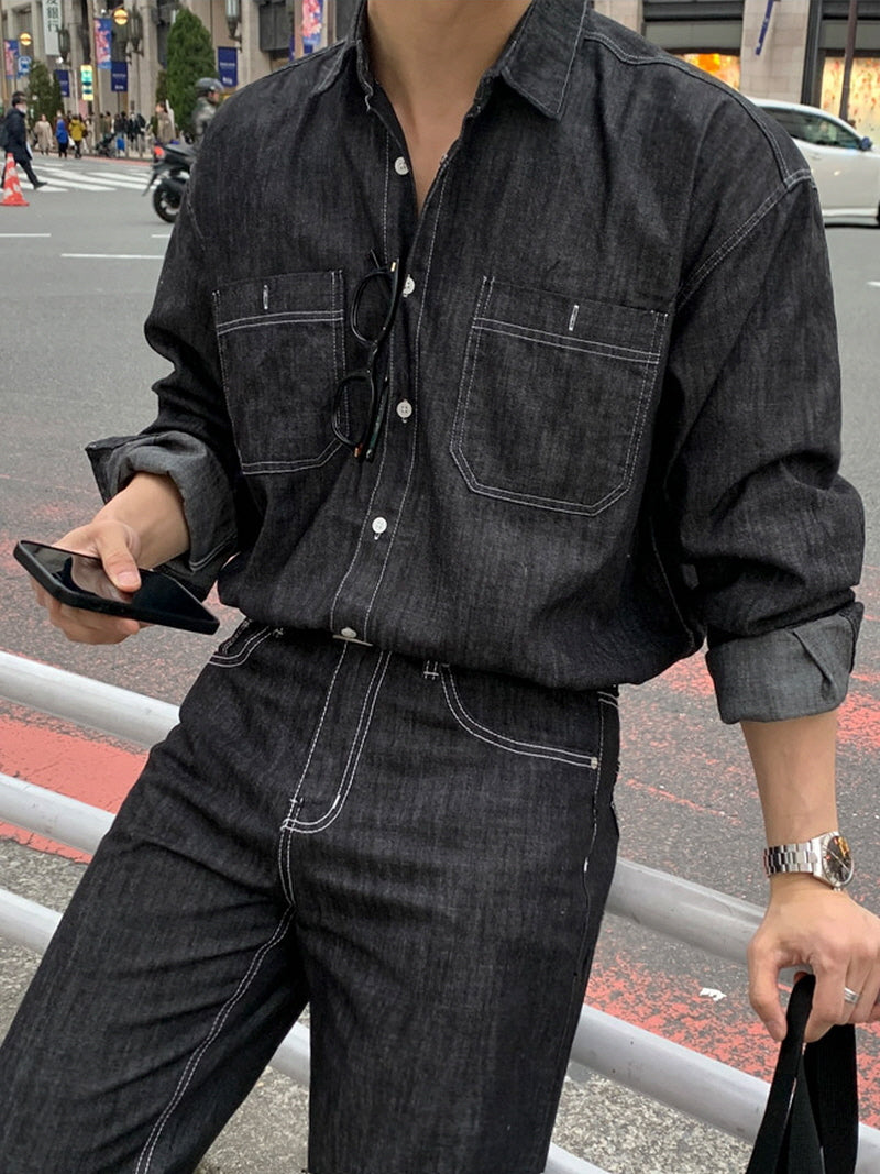 Heritage Retro Denim Overshirt