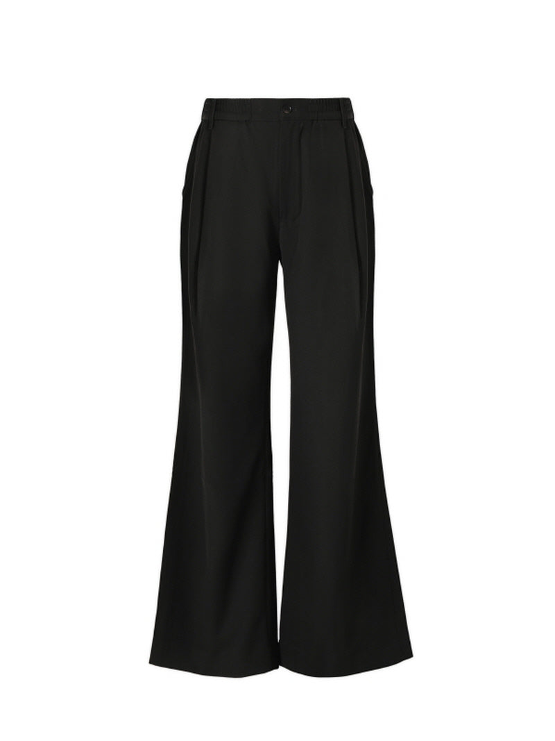 Silky Drape Bootcut Trousers