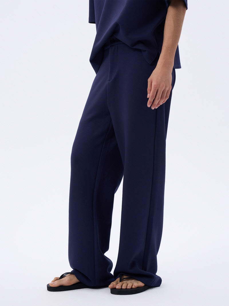 Navy Air Cotton Trousers