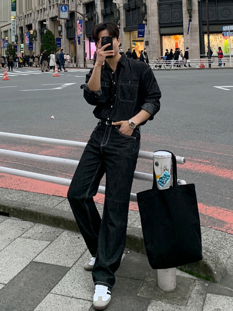 Heritage Retro Straight Denim Jeans