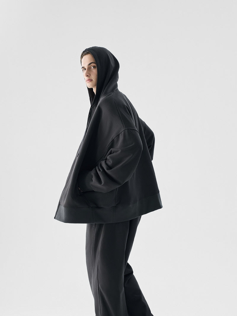 Relaxed Zip Sweat Jacket