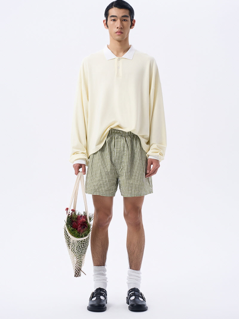 Pastel Long Polo Tee