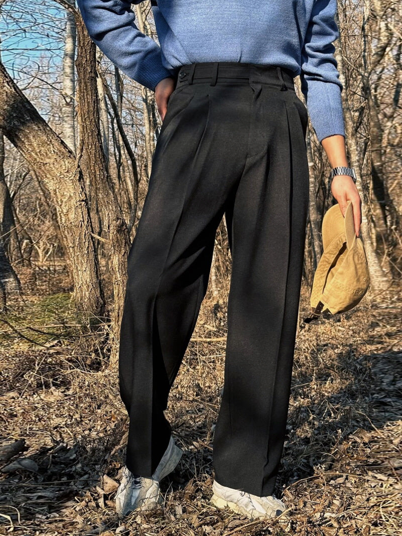 Thin Straight Slacks
