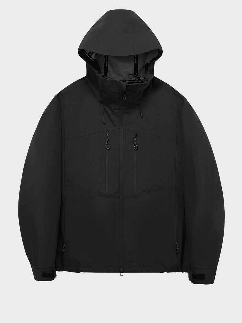 Hard Shell Waterproof Hooded Jacket