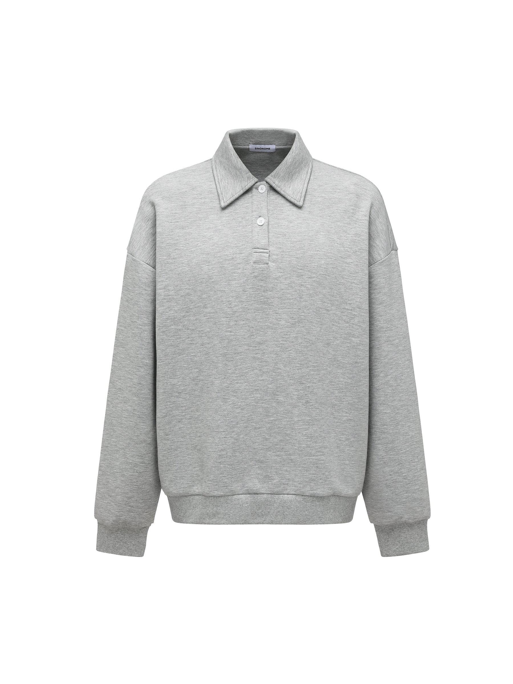 Air Layer Polo Sweatshirt