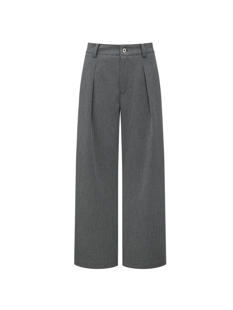 TR Blend Pleated A-Line Trousers