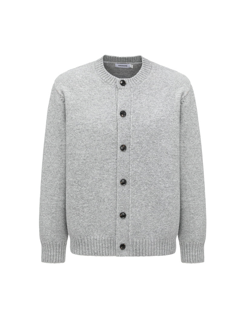 Cropped Lazy Knit Cardigan