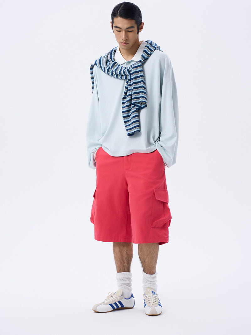 Pastel Long Polo Tee