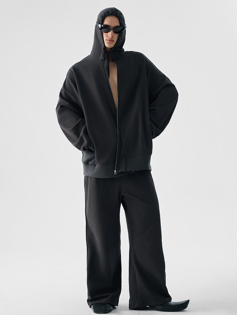 Relaxed Zip Sweat Jacket