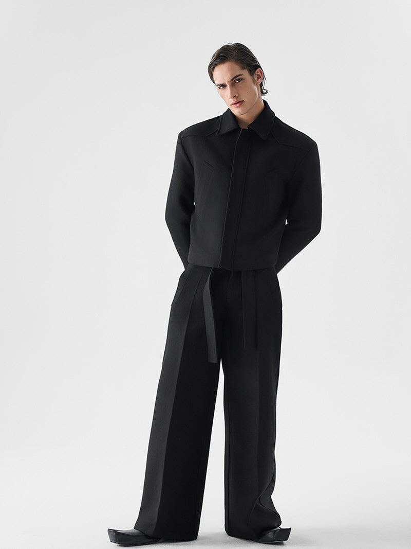 Slightly Cinched Wool Jacket