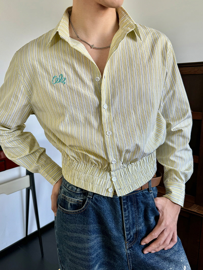 Retro Pinstripe Preppy Jacket