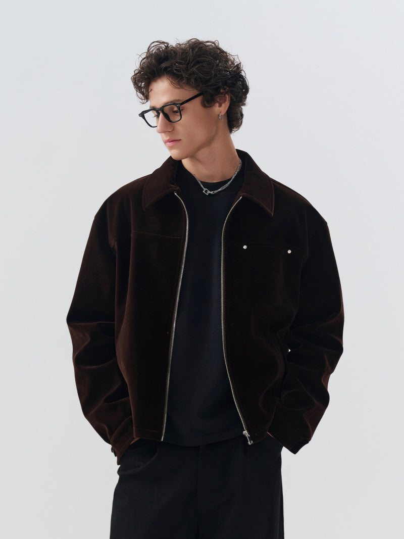 Velvet Lapel Jacket