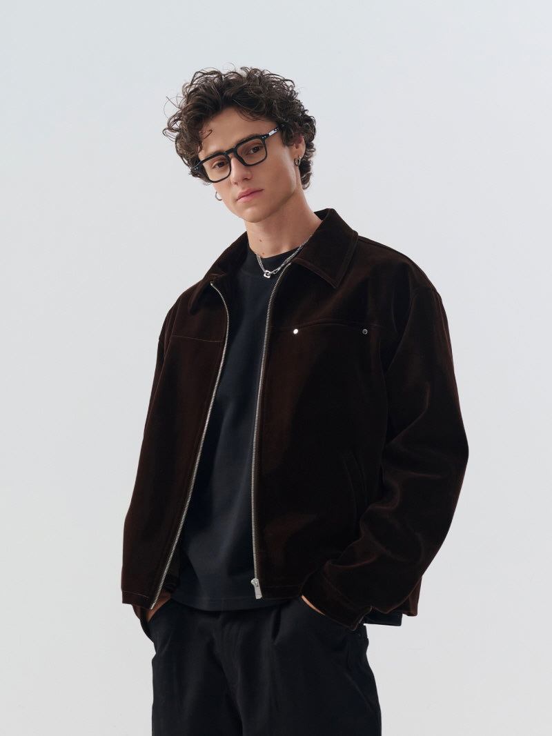 Velvet Lapel Jacket