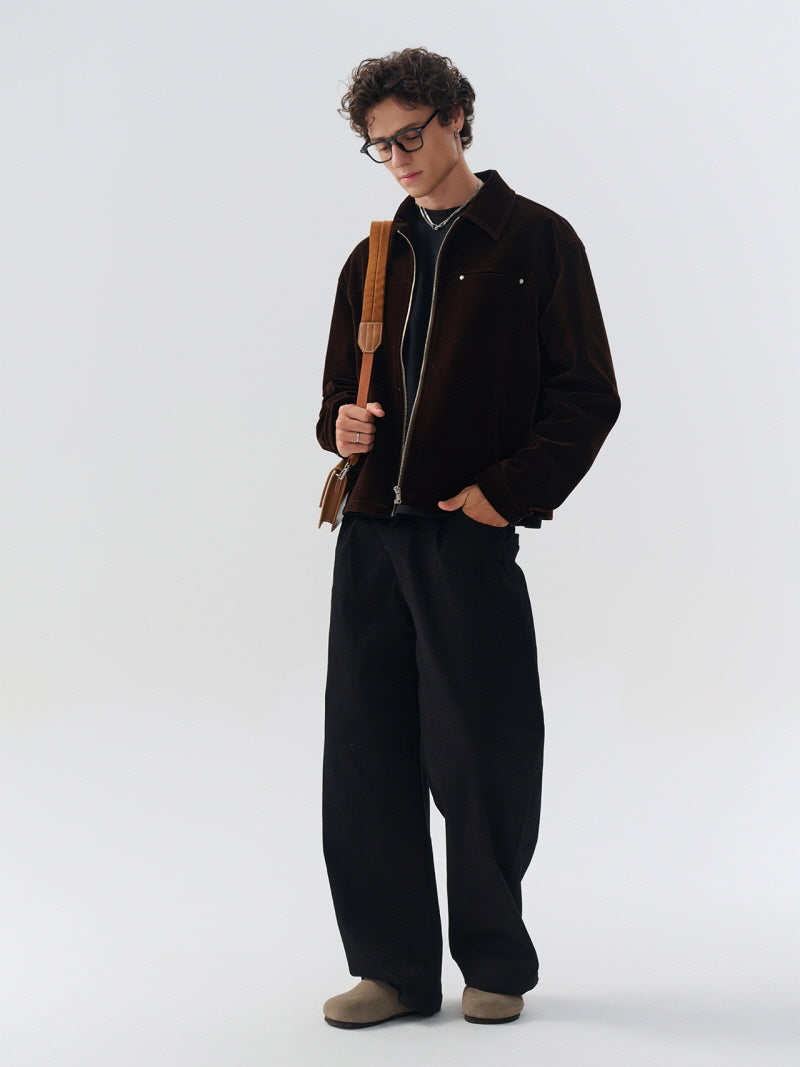 Velvet Lapel Jacket