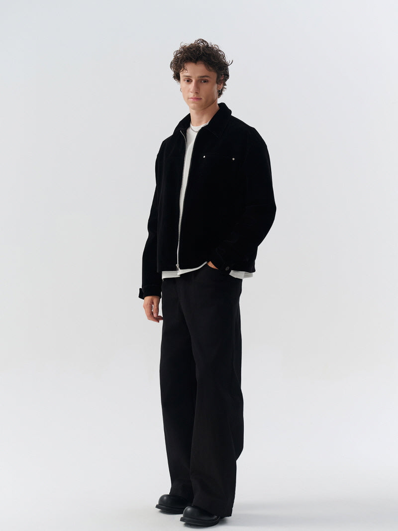Velvet Lapel Jacket