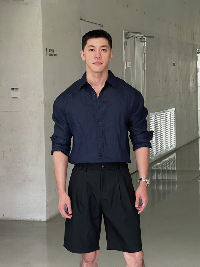 Linen  Loose Commuter Shirt