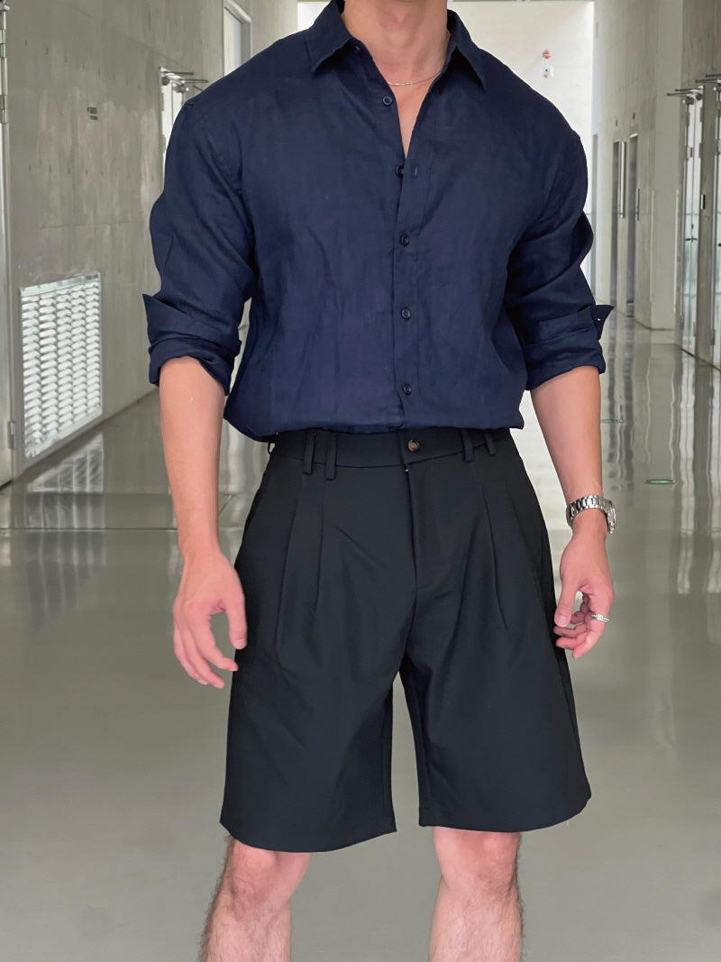 Linen  Loose Commuter Shirt